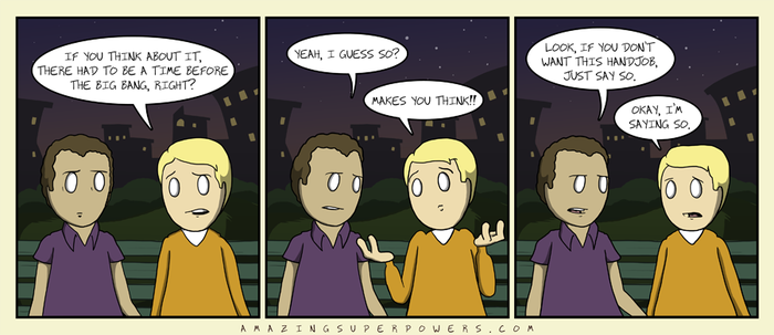 I guess that's the sound of one hand clapping.