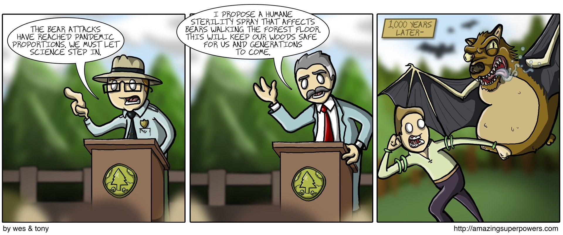 Artificial selection is also why future generations will have to deal with bullet-proof ducks.