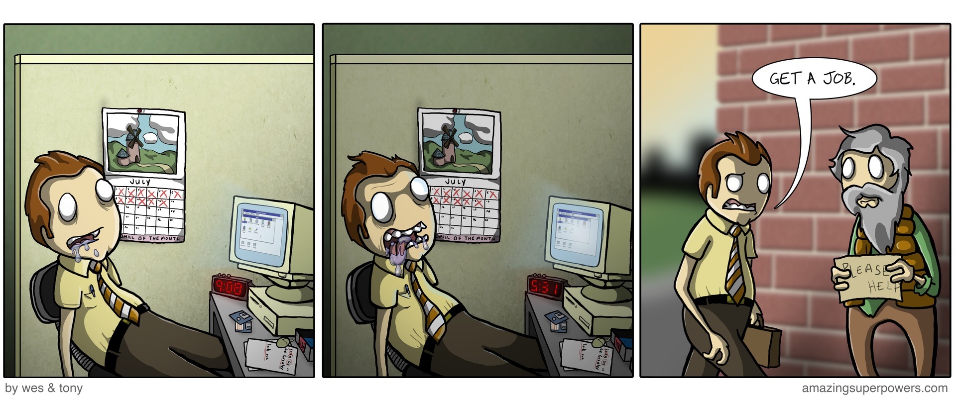 He would play some Solitaire if he didn't keep putting it off