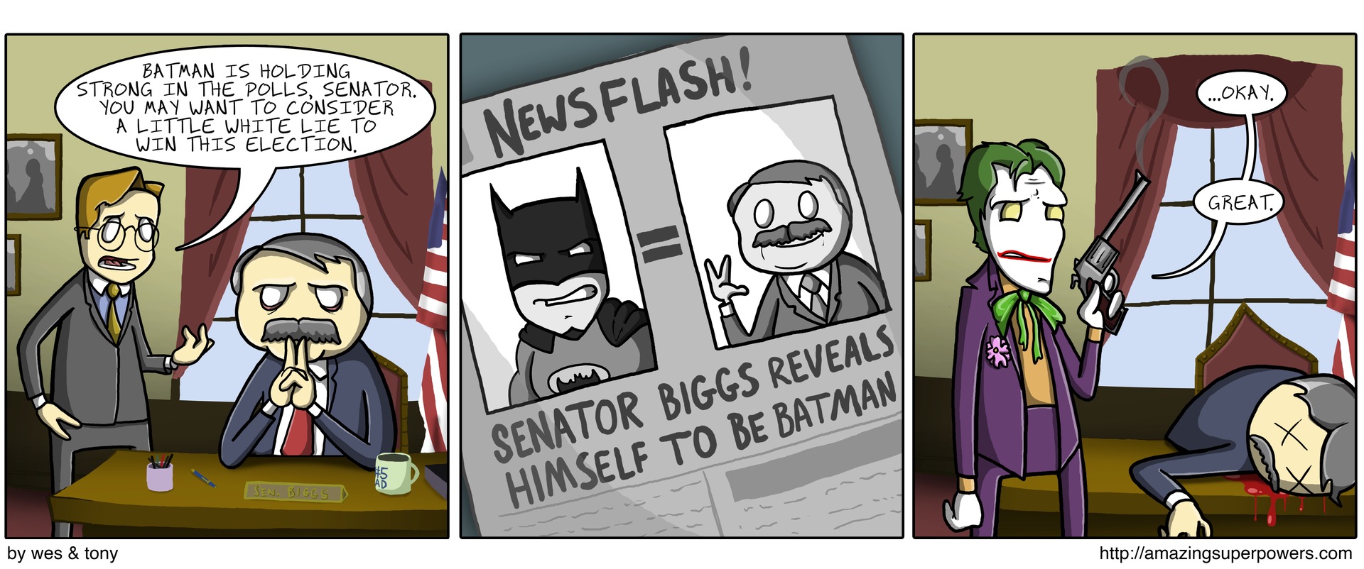 Still not as awkward as the time Clarence Thomas claimed to be Superman.
