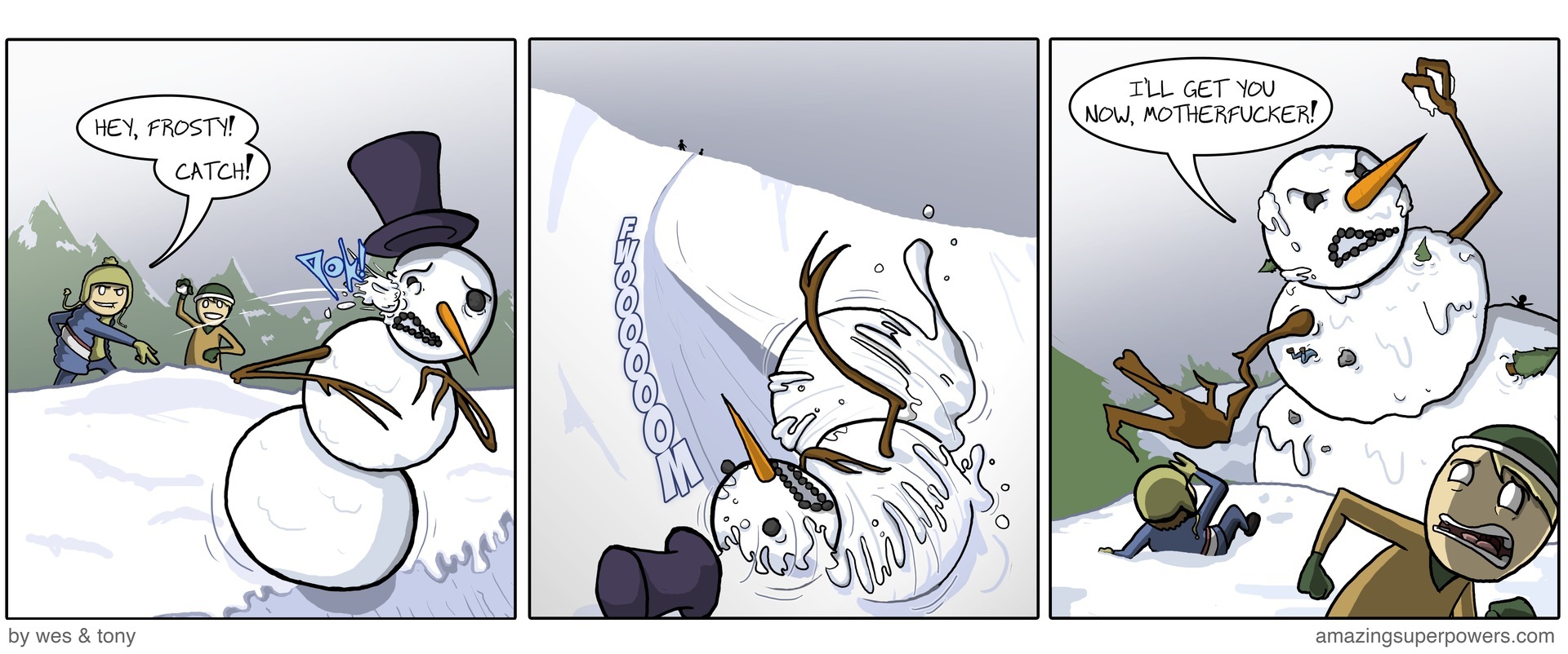 'Snowball Effect' should be the name of the winter edition of Katamari Damacy.