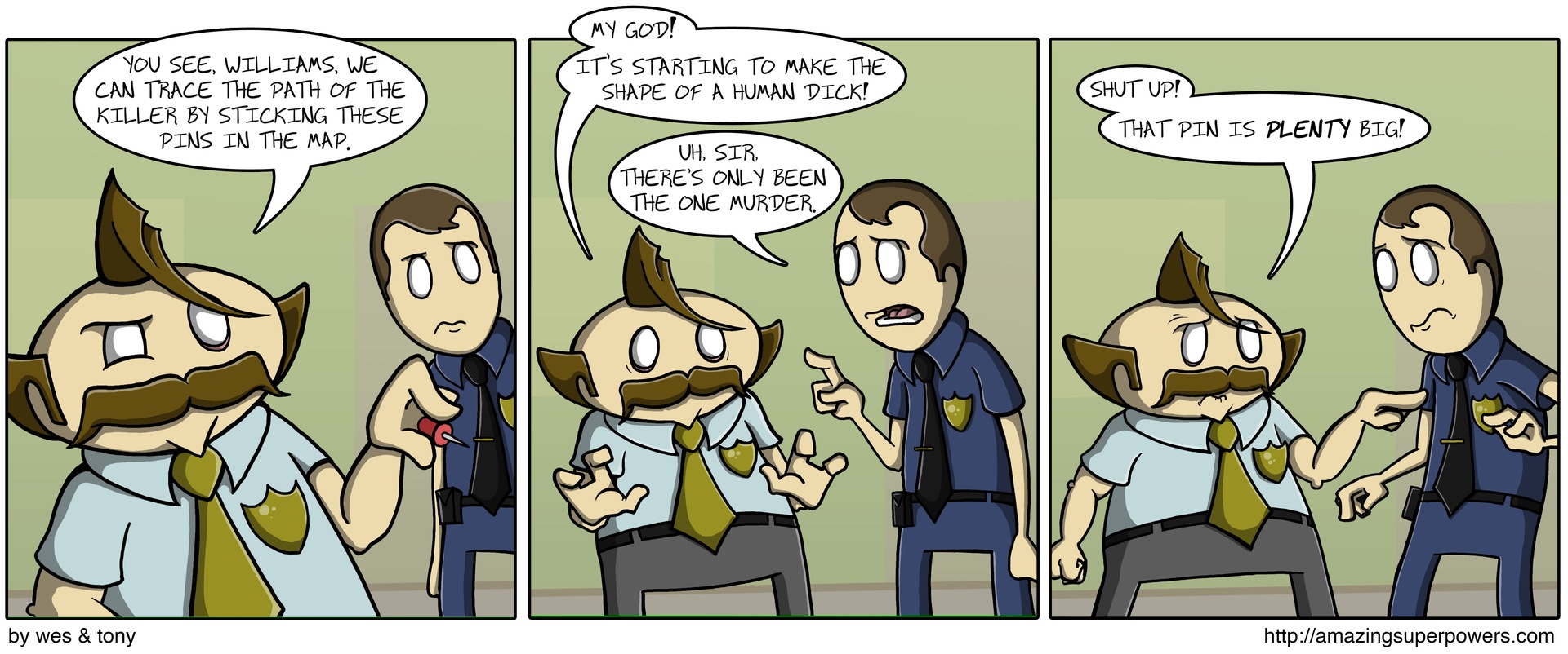 It's not a dick joke, it's a map joke. A map joke with dicks.