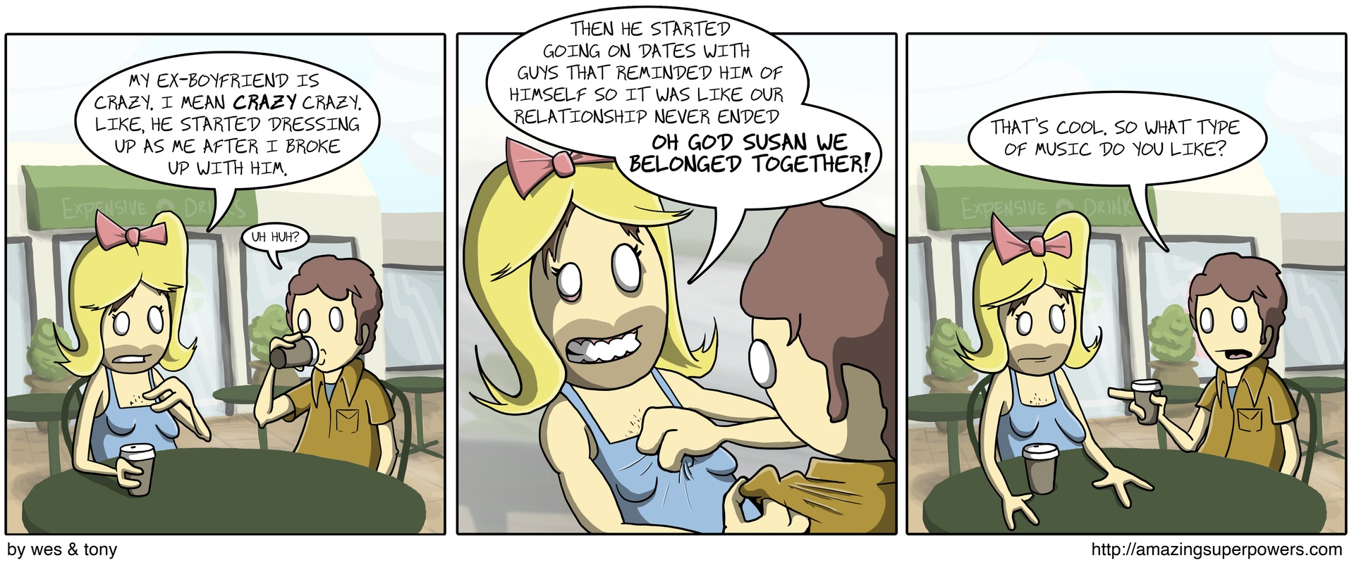 'The weirdest part is that this wasn't a blind date.'