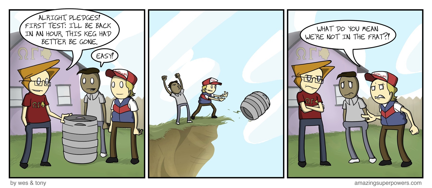 ''We get no thanks for solving his keg infestation.''