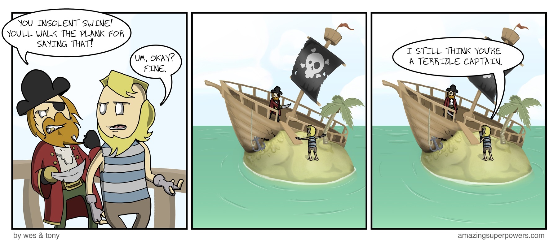 ''But I have made our boat unsinkable!''