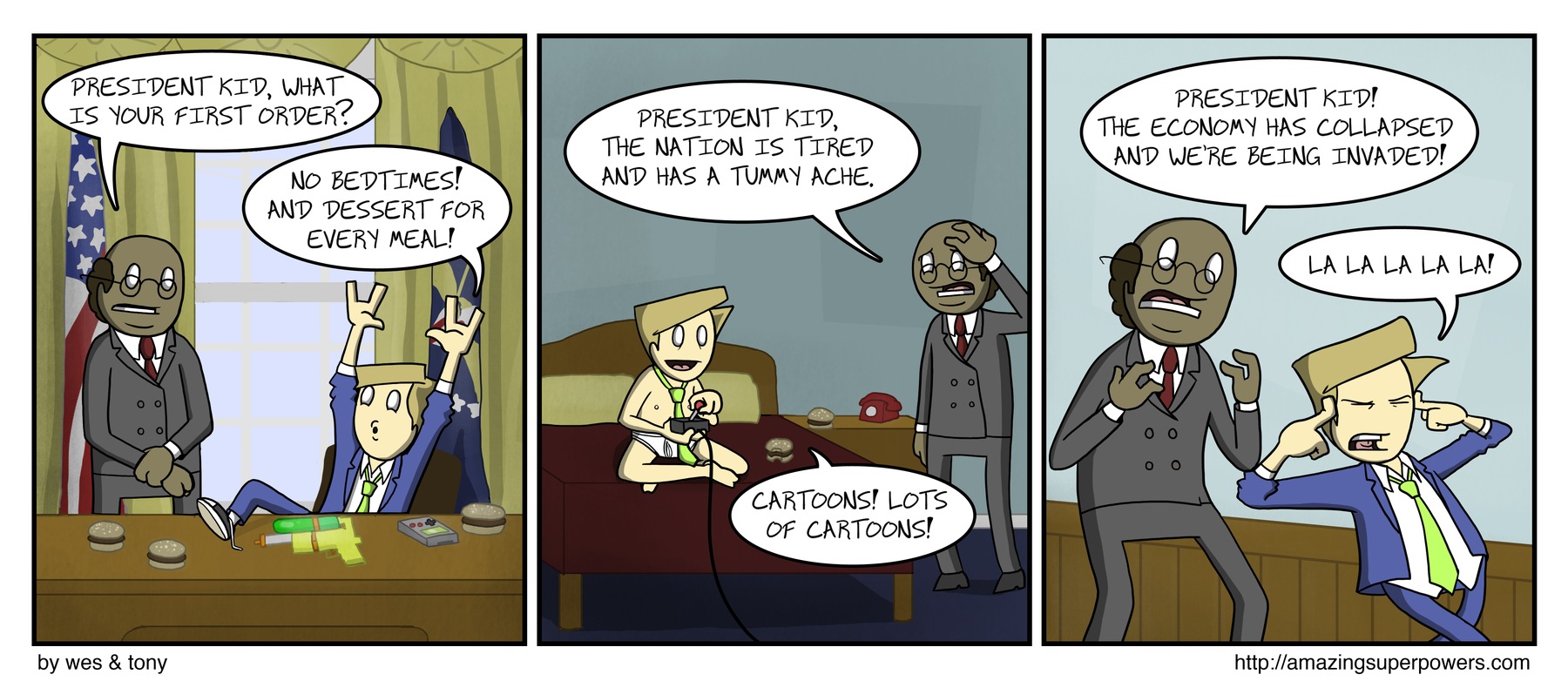 ''The Premier of China ordered a nuclear strike? Well, now he's not invited to my birthday party!