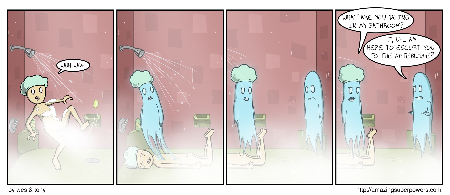 This is a lesson to all of you to not die in a silly hat.
