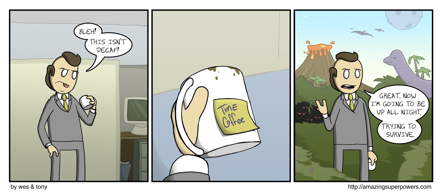 I like the taste of time coffee, but don't like the causality paradoxes.