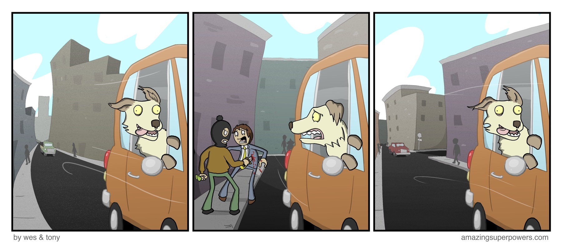 ''Such a good dog, he never barks.''