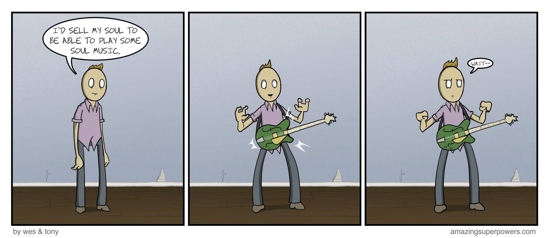 ''Maybe I can at least channel this regret into some Blues.''
