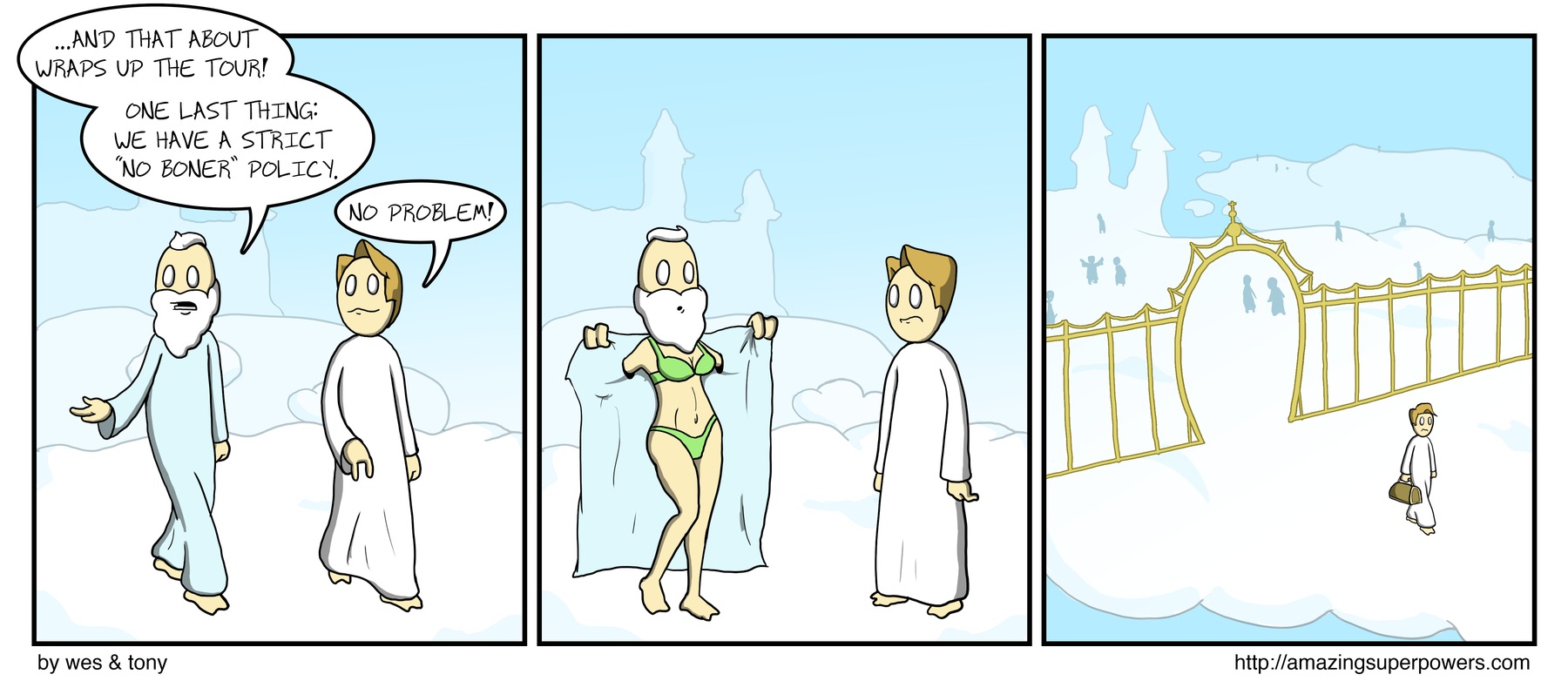We waited several months before posting this comic because it made us feel weird inside.