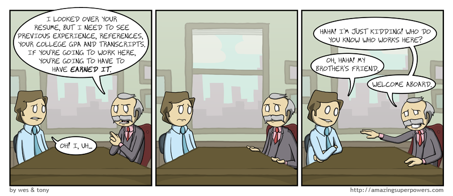 ''Haha! I don't even know what your company does!''