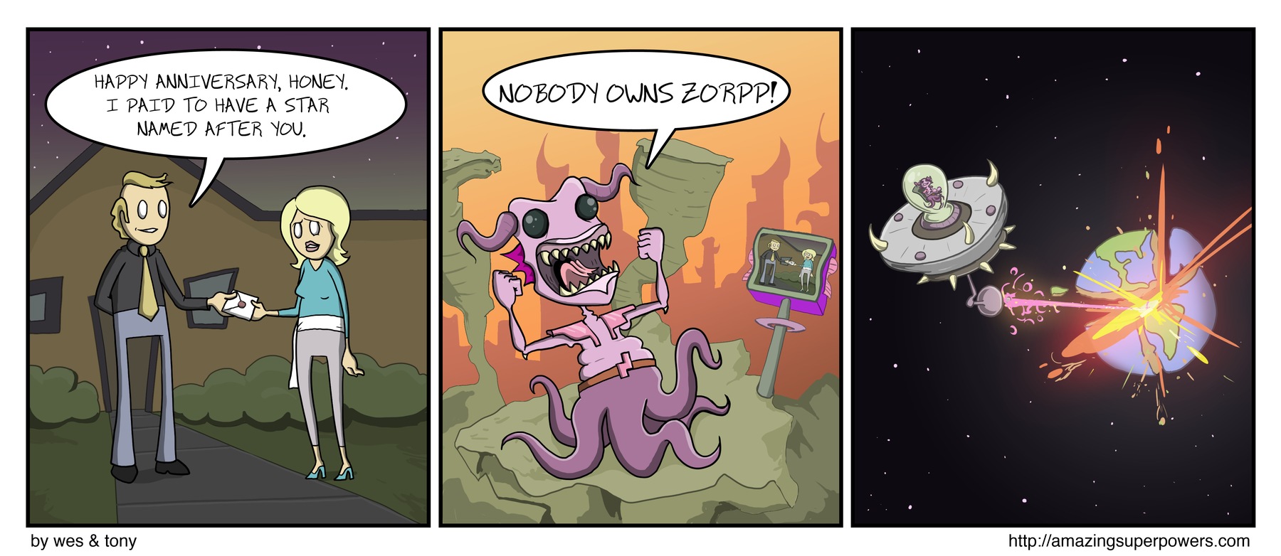 The aliens who named Earth after themselves are going to be super bummed out.