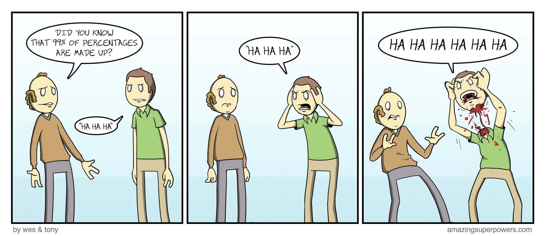 ''wait are you being sarcastic or is that how you laugh''