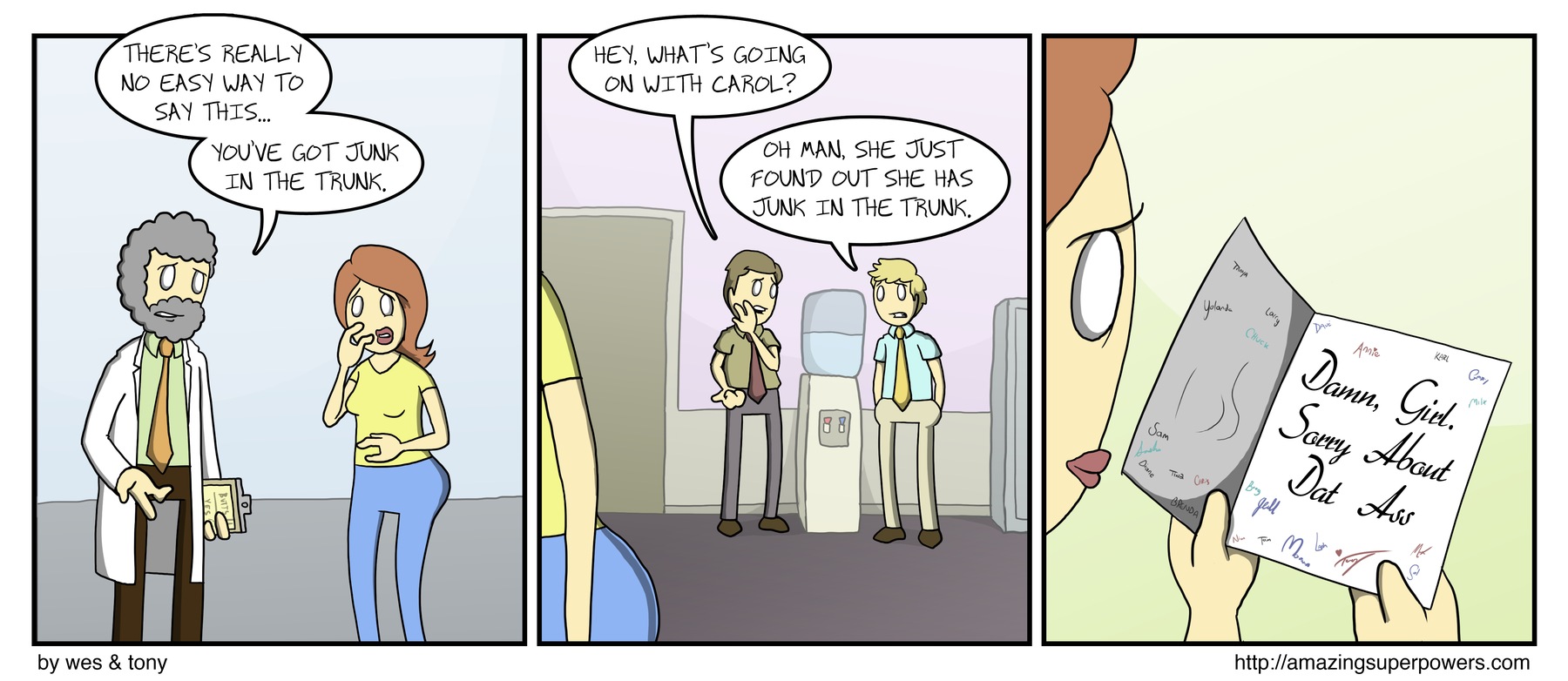 Be sure to regularly check yourself for badonks.