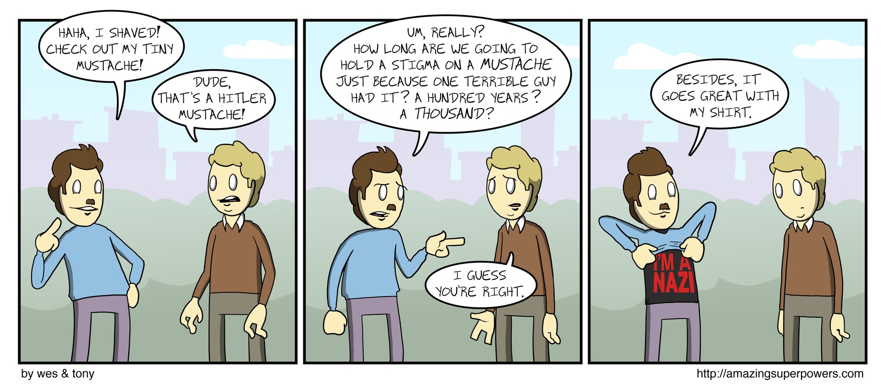 It's too bad Hitler didn't have a goatee.