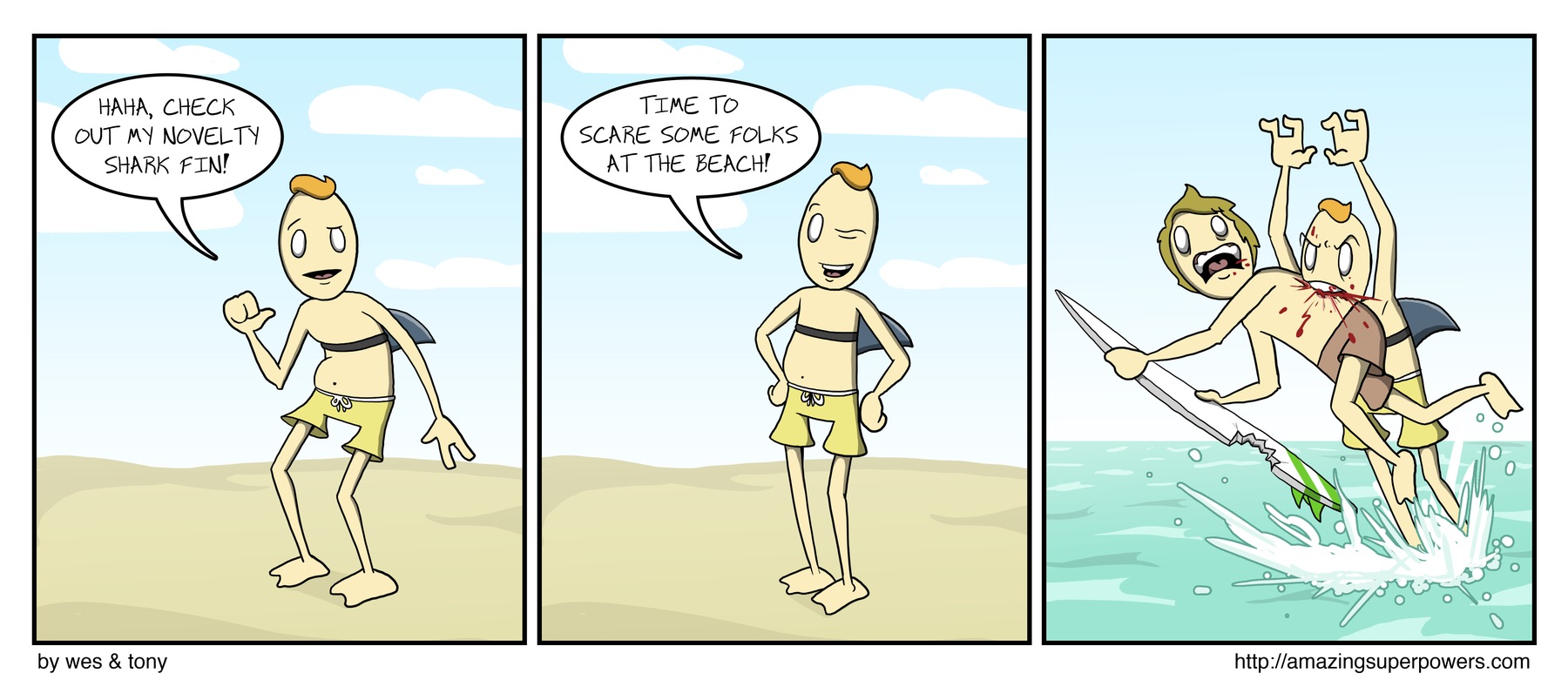 Somehow everyone is even angrier than when I pretended to be a lifeguard!