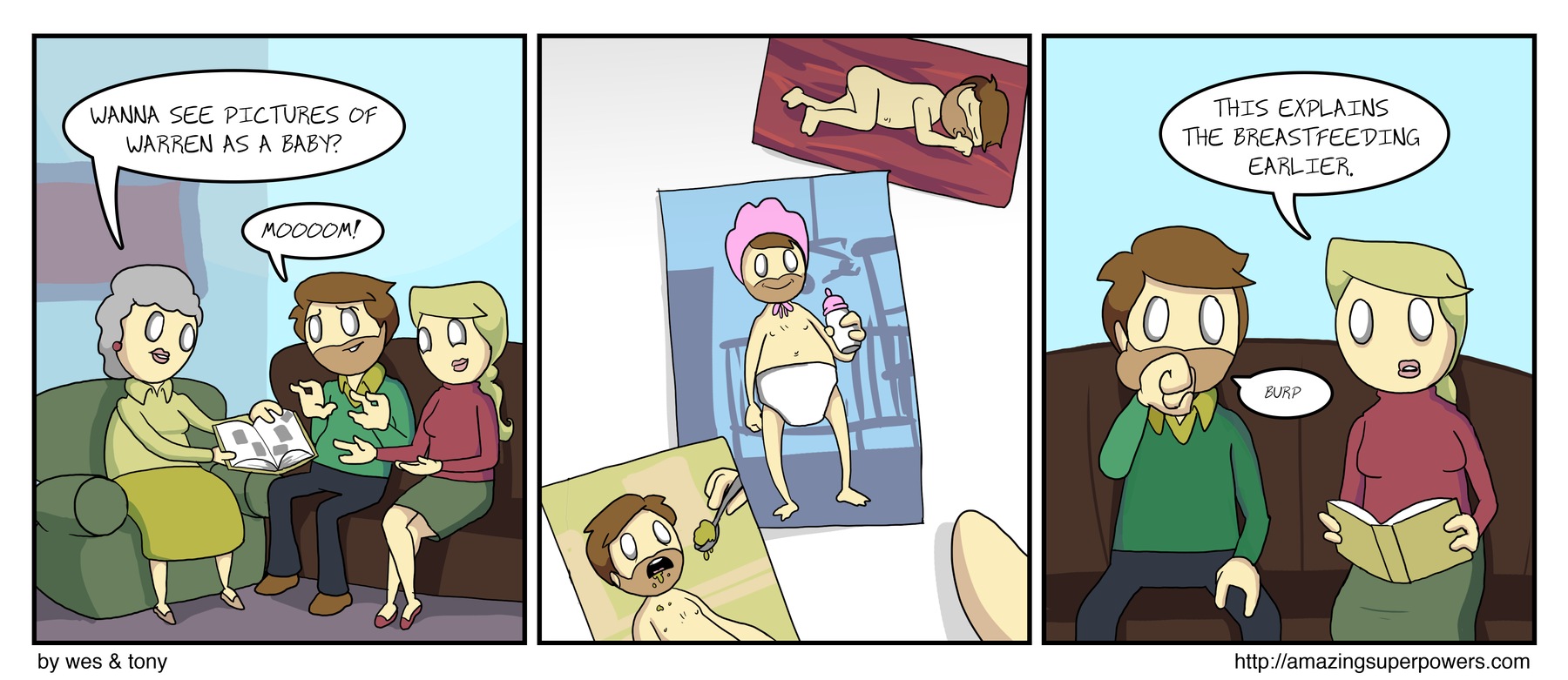 time makes adult babies of us all