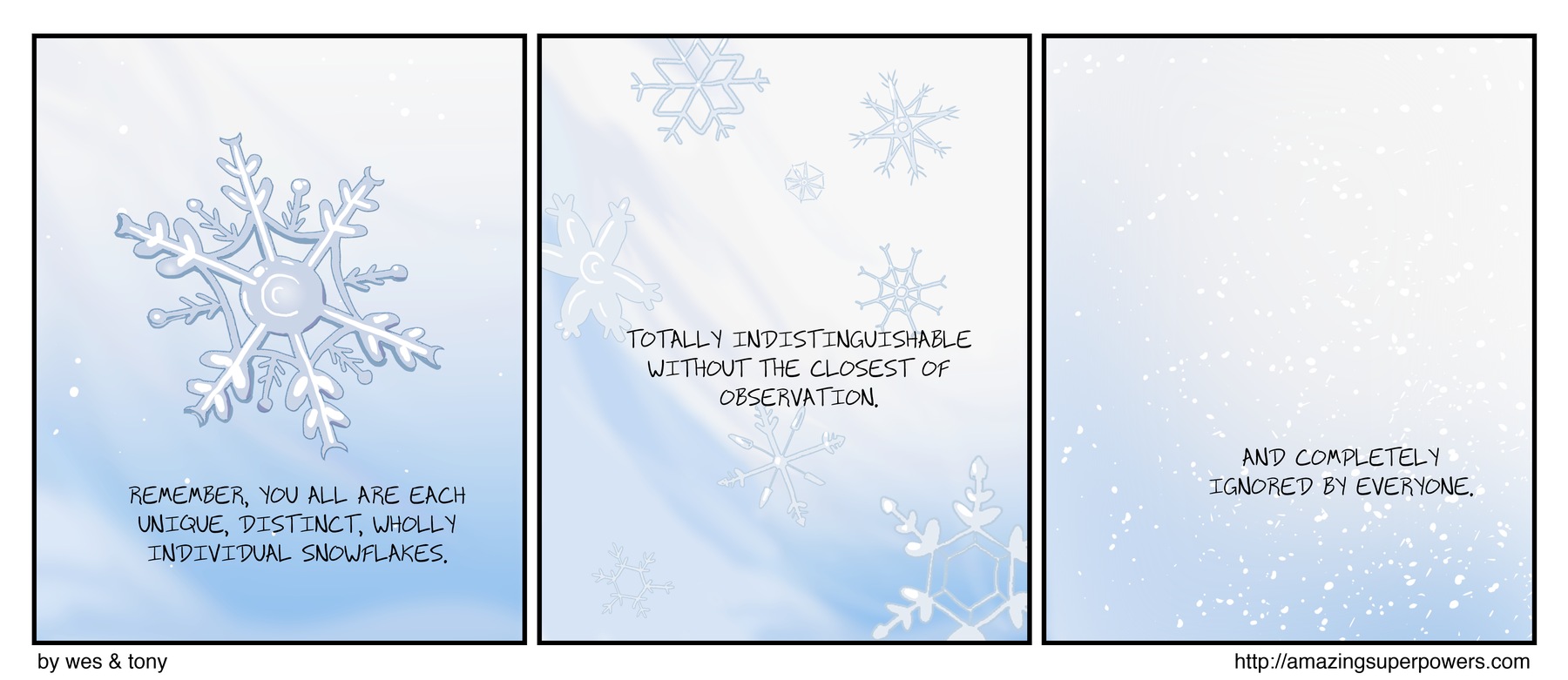 you don't want to ask about snowmen though