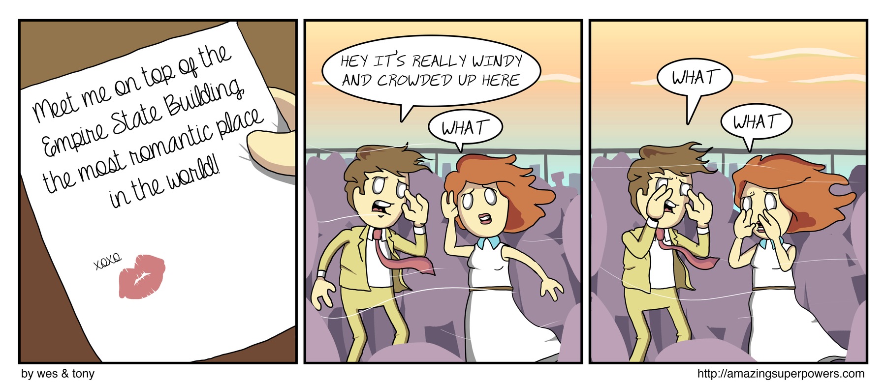 The most awkward part was pretending they didn't see each other while standing in line for two hours.