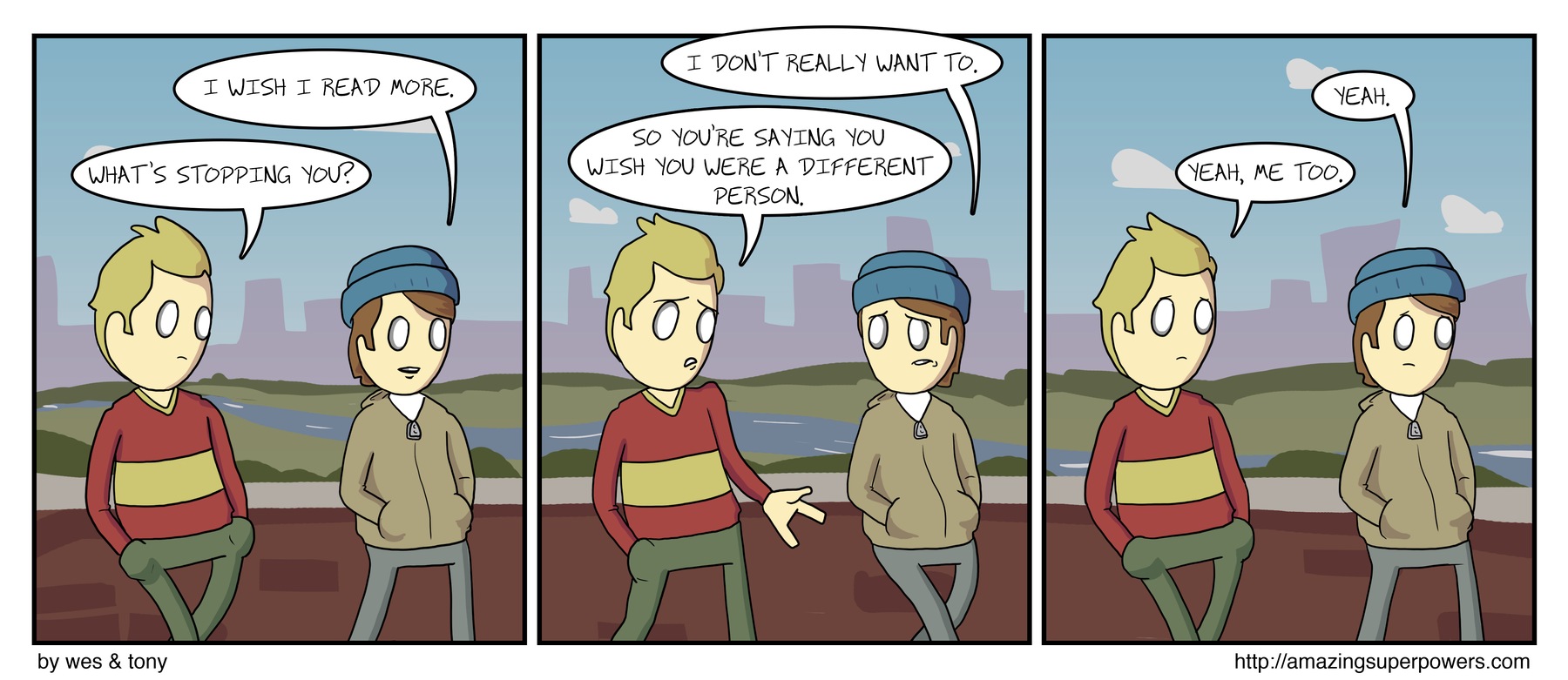 I wish people read to me more.